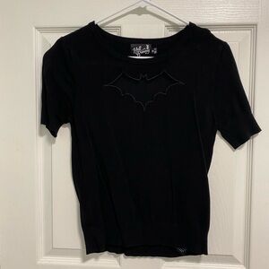 Hell Bunny Black Short Sleeve Tee